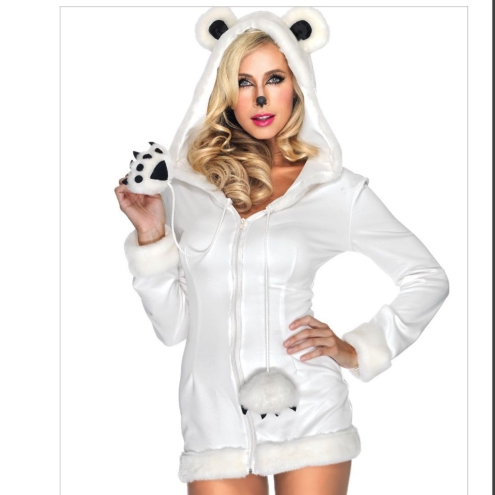 Snowy Polar Bear costume- size medium/large
